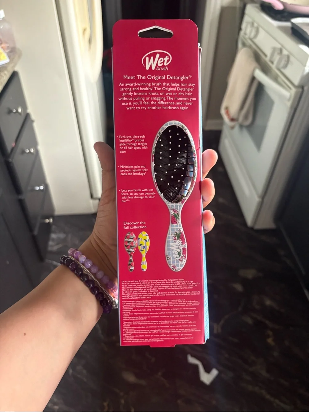 Wet brush Strawberry Print Original Detangler Limited Edition